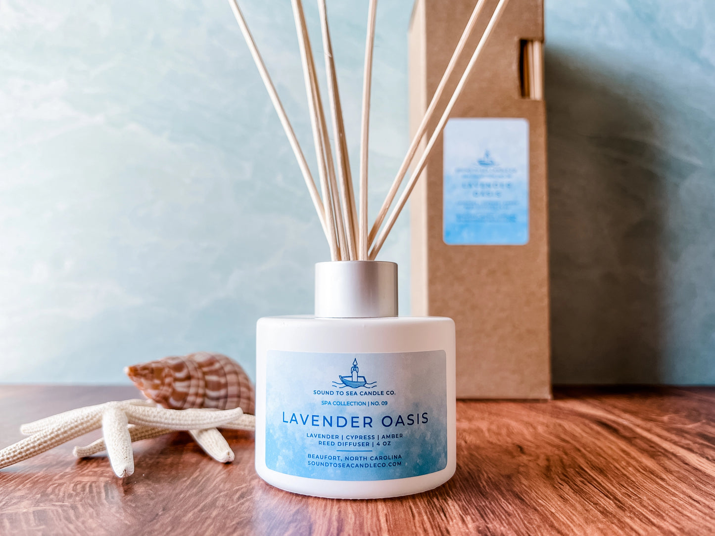 Adrift Candle Co. Reed Diffuser - Lavender Oasis