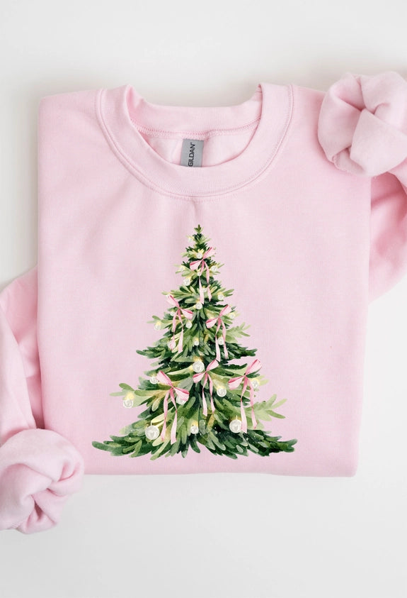 Bows & Christmas Crew Sweatshirt