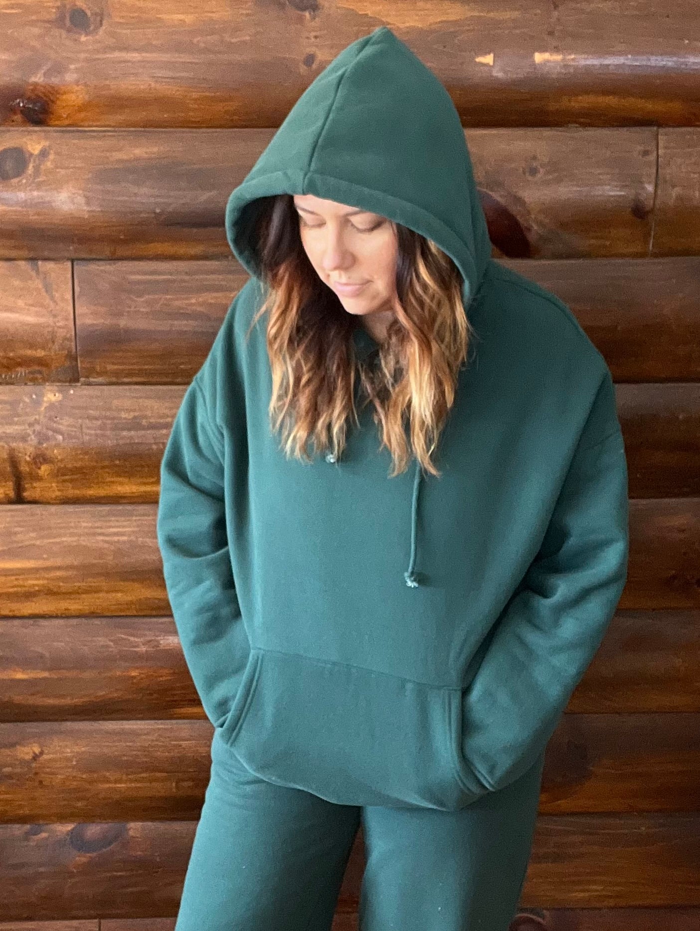 Women's Solid Oversized Hoodie