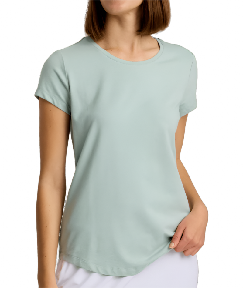 Free Fly Women's Bamboo Current Tee - Ocean Mist